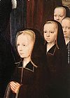 Gerard David Triptych of Jean Des Trompes - detail painting
